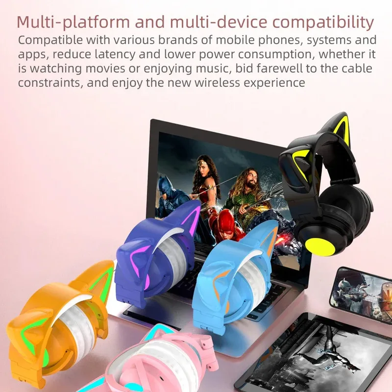 ZW068 LED Light Cat Ears Heads - Cat Ear Bluetooth Headset Led review and price