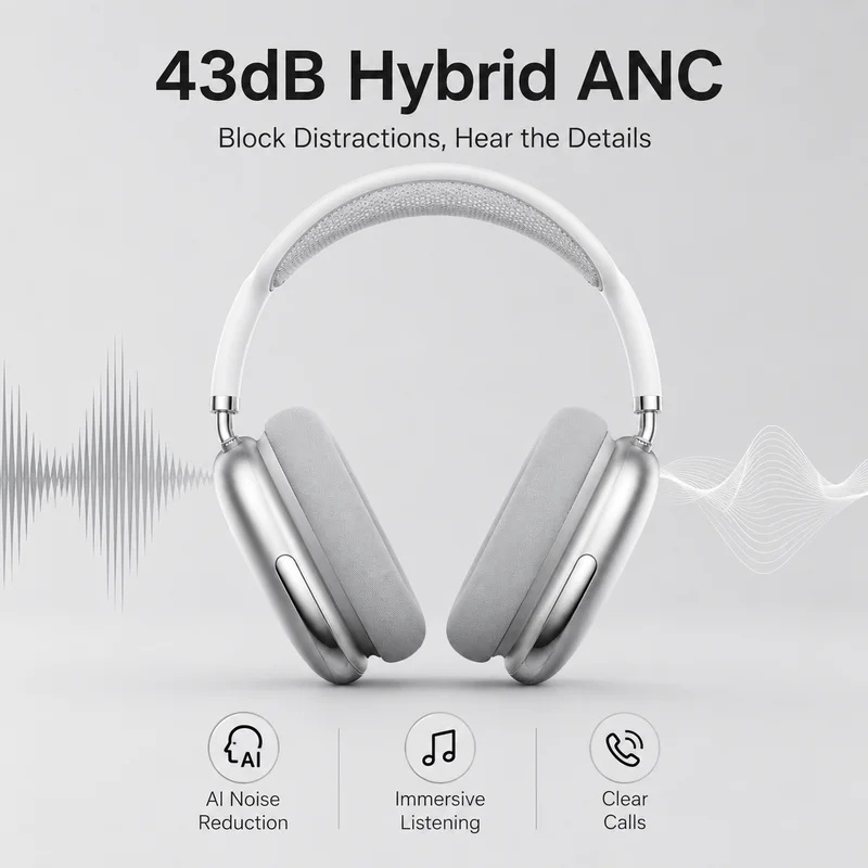 Over Ear ANC Wireless Bluetoot - Anc Wireless Over Ear Headphones review and price