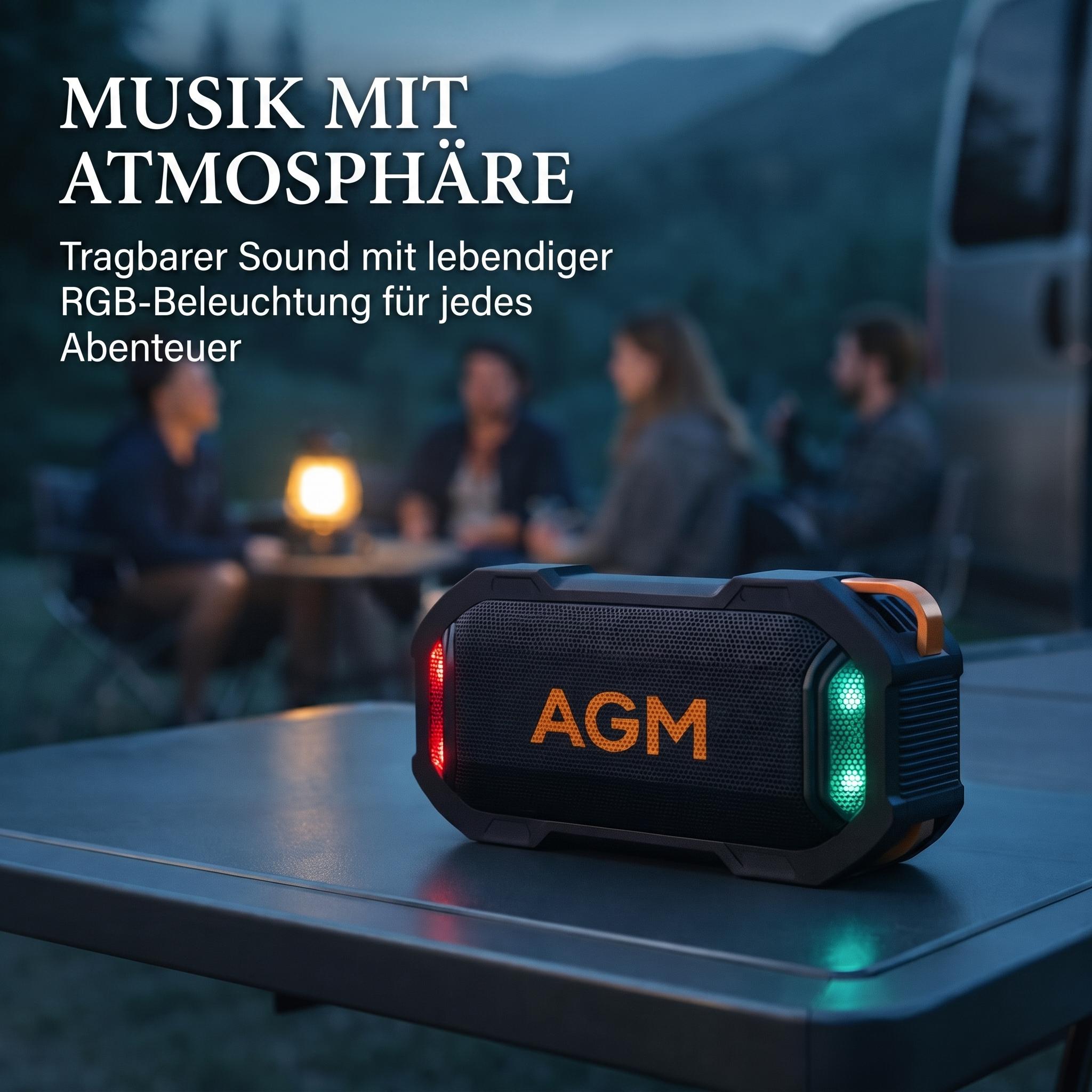 AGM MAG ROCK Outdoor Wireless  - Portable Bluetooth Speaker Waterproof Ipx7 review and price