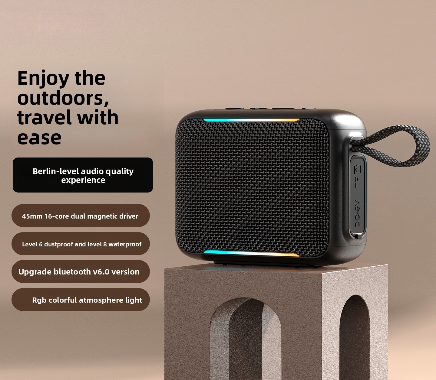 New Outdoor Waterproof Portabl - Portable Bluetooth Speaker Waterproof Ipx7 review and price