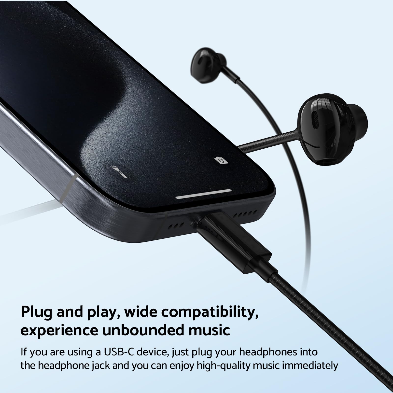 9D Bass Stereo Type C and 3.5m - Type C Wired Earphones With Mic review and price