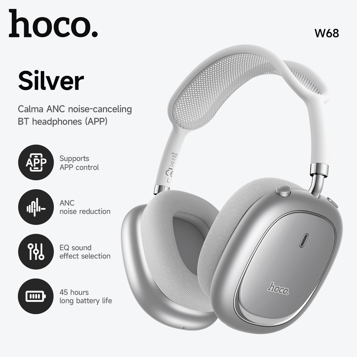 Over The Ear ANC Noise Cancell - Anc Wireless Over Ear Headphones review and price
