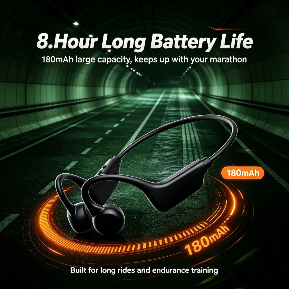 KEBIDUMEI Bluetooth 6.0 Air Co - Bone Conduction Running Headphones review and price