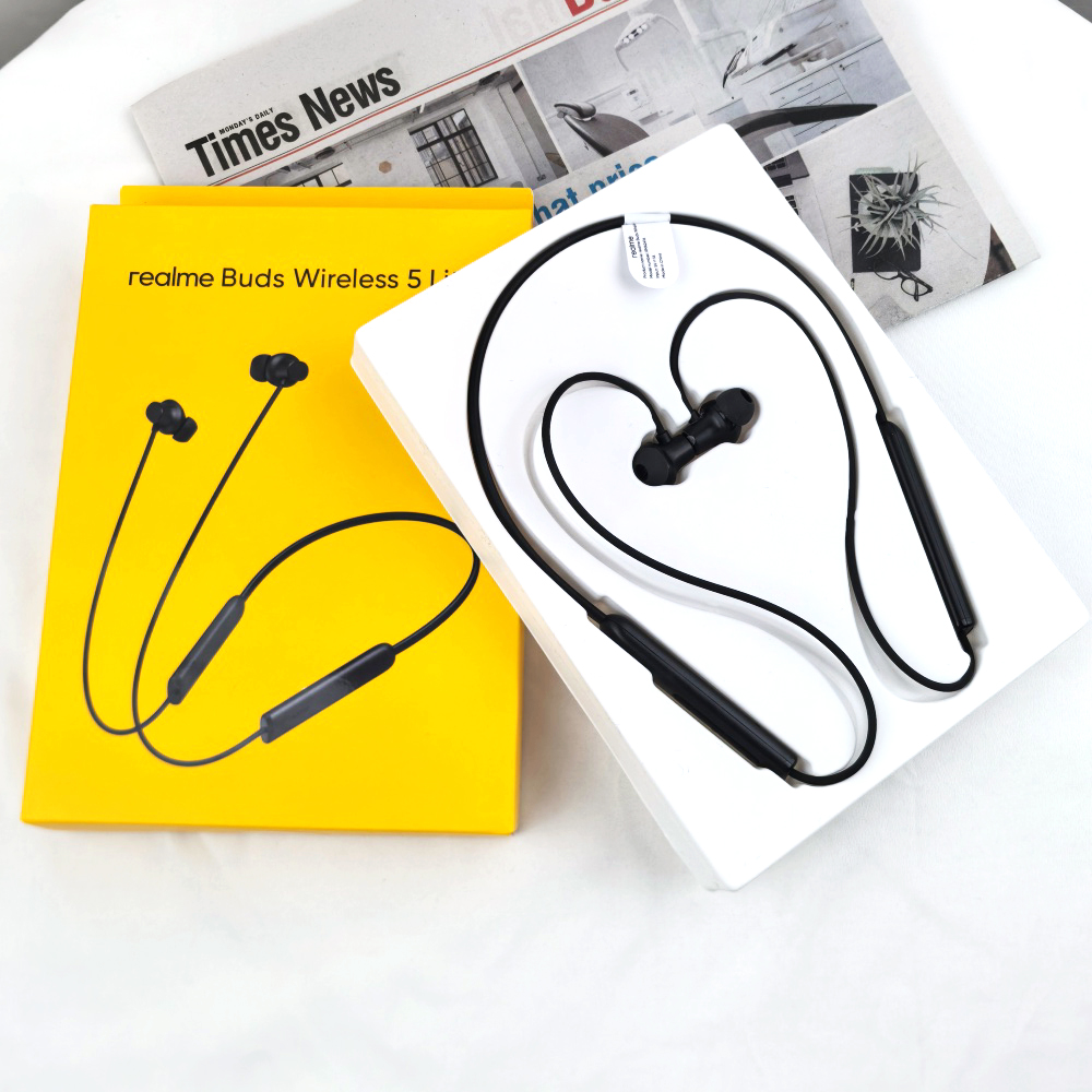 Realme Buds Wireless 5 Lite Ea - Magnetic Neckband Sports Earphones review and price