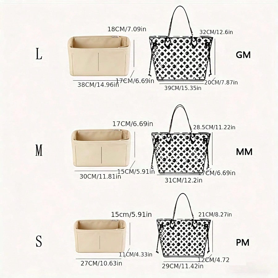 Felt Inset Bag Organizer, Mult - Laptops review and price