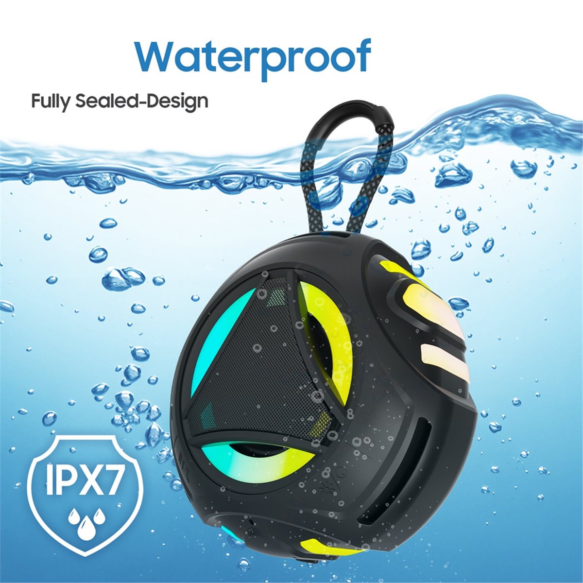 Mini Bluetooth Shower Speaker  - Portable Bluetooth Speaker Waterproof Ipx7 review and price